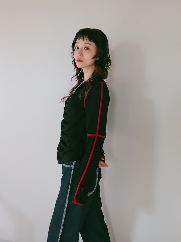 モデル身長：165cm / カラー：Black
