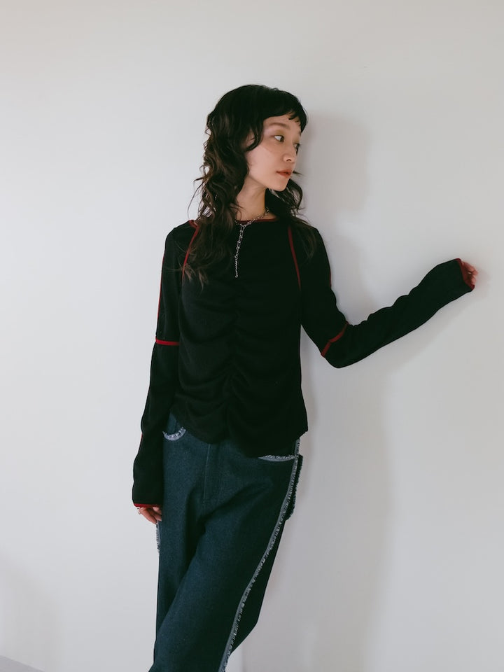 モデル身長：165cm / カラー：Black