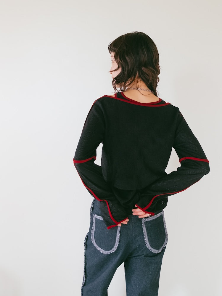 Multiway Piping Layered Top｜マルチウェイレイヤードトップス – MARTE