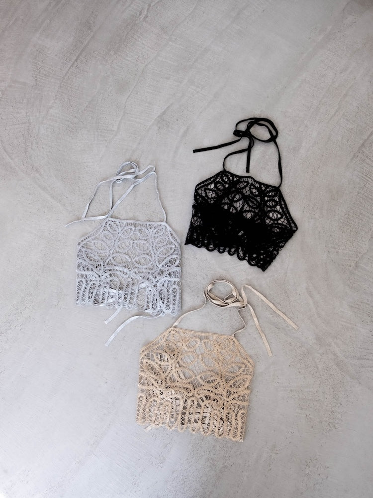 Guipure Lace Bustier