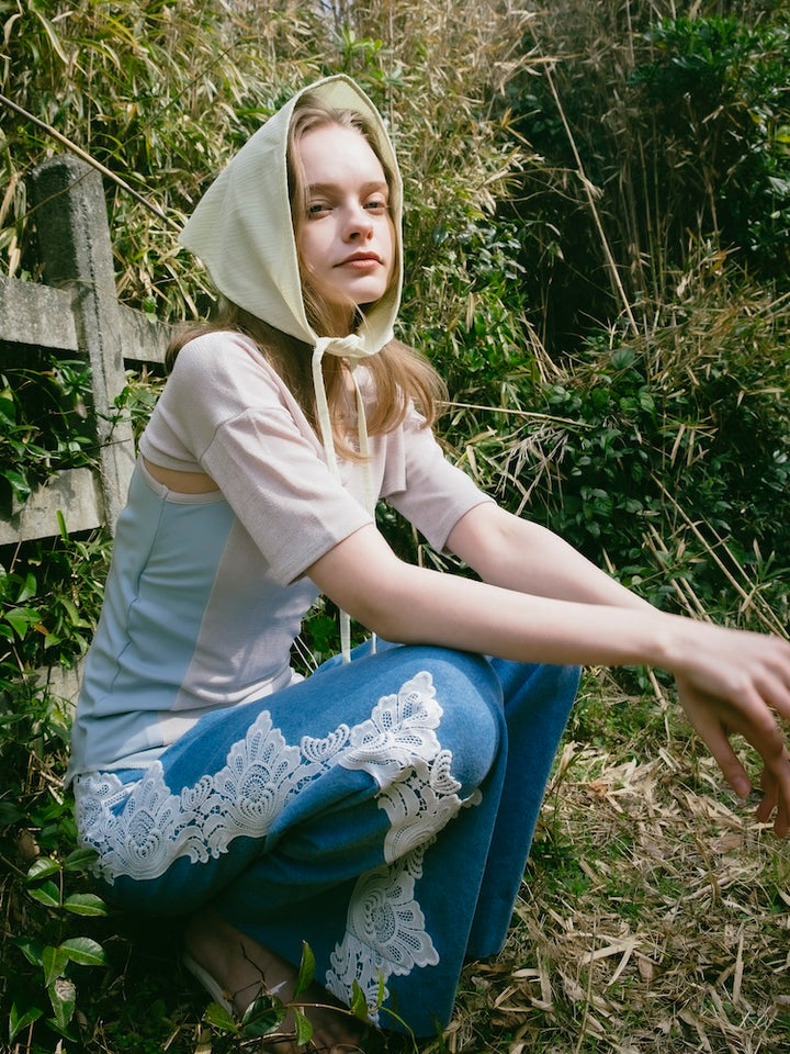 モデル身長：174cm / カラー：Greige