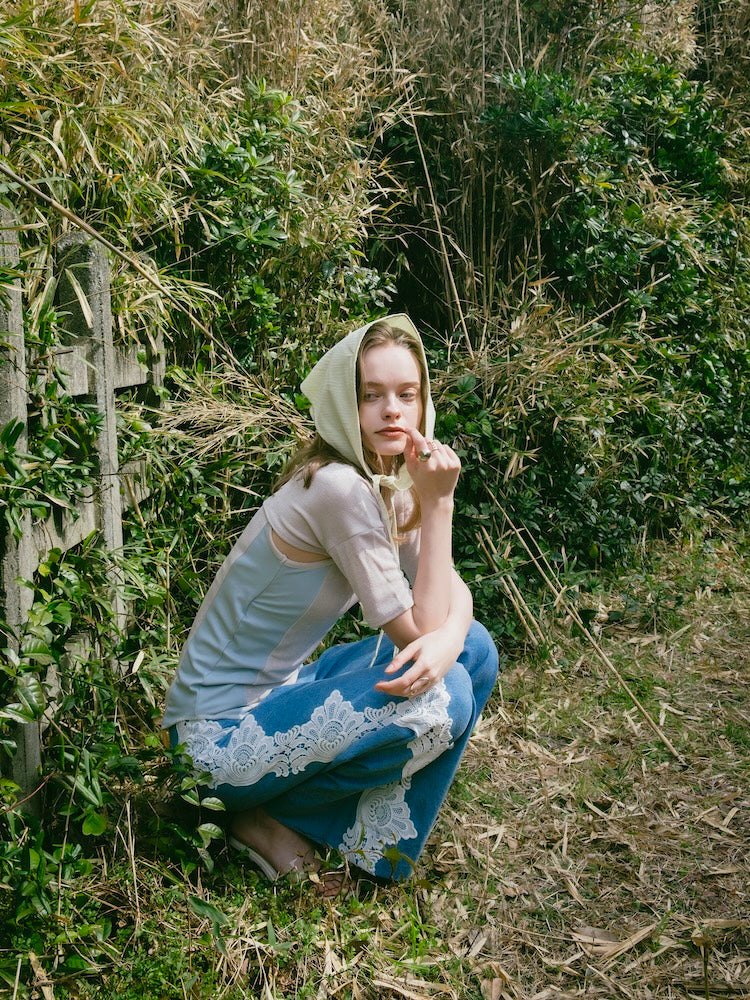 モデル身長：174cm / カラー：LightBlue