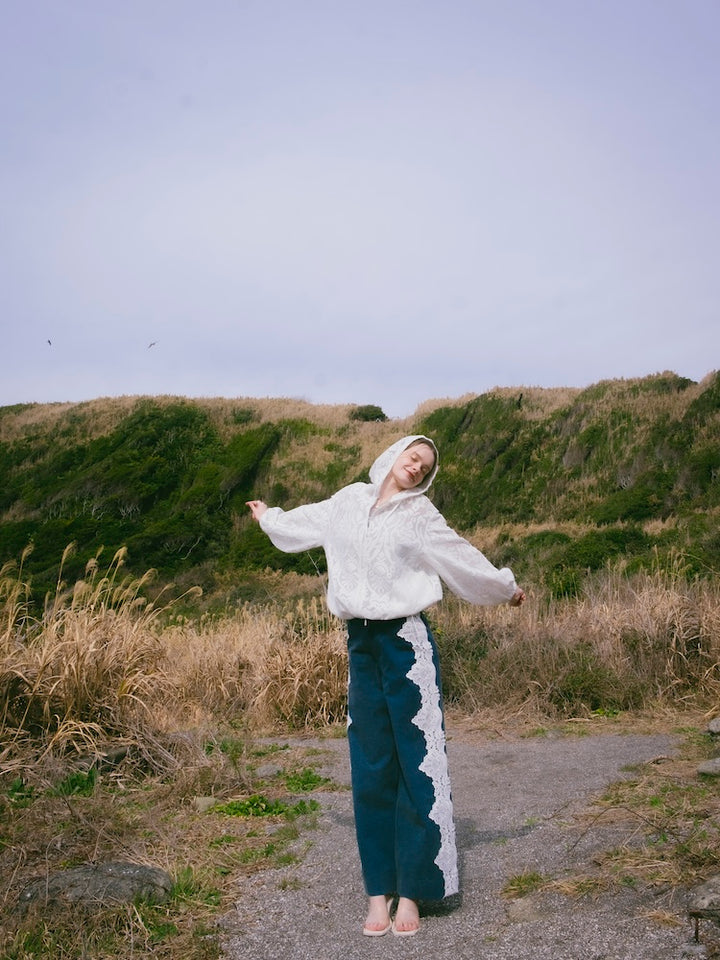 モデル身長：174cm / カラー：Blue