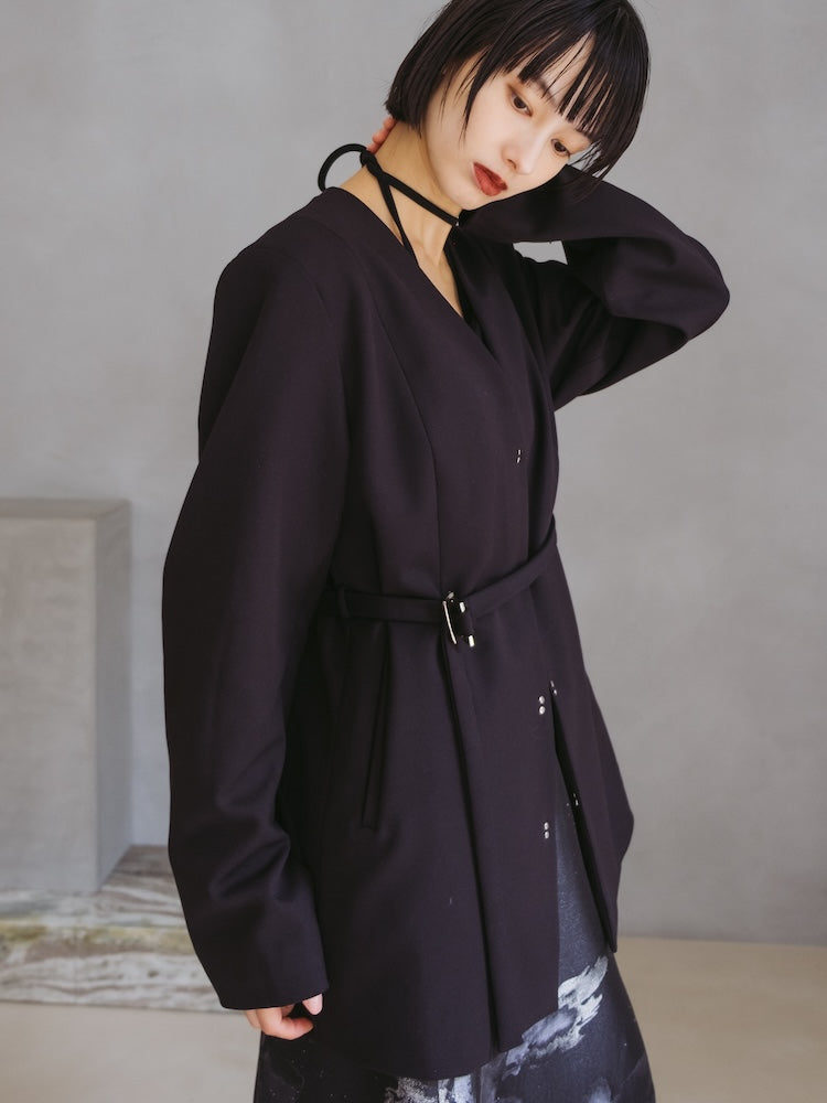 ジャケット・アウター MARTE 2way Slit Sleeve Belted Jacket 2way Slit Sleeve Belted Jacket｜2ウェイジャケット – MARTE