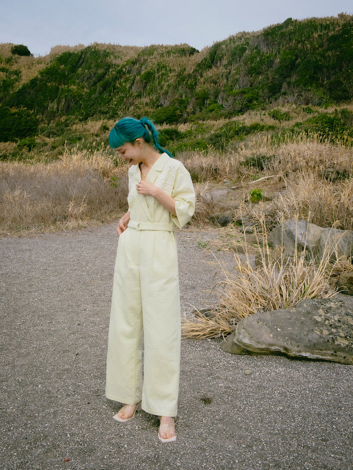 モデル身長：167cm / カラー：LightYellow