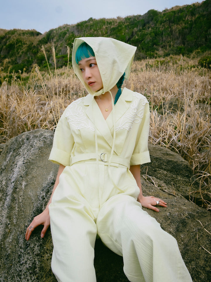 モデル身長：167cm / カラー：LightYellow