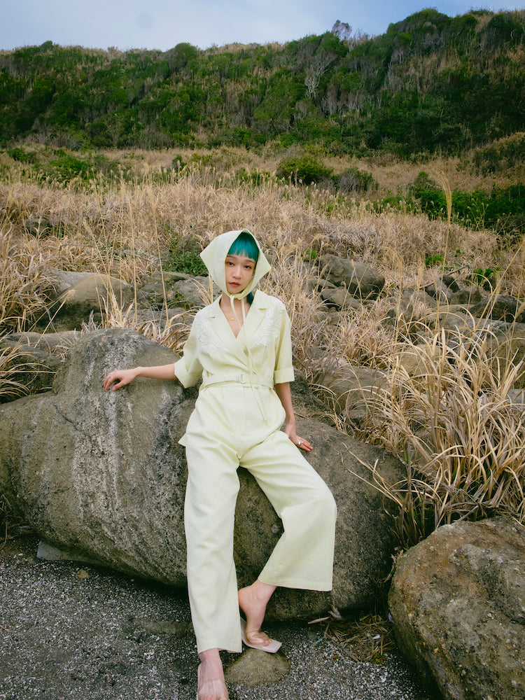 モデル身長：167cm / カラー：LightYellow