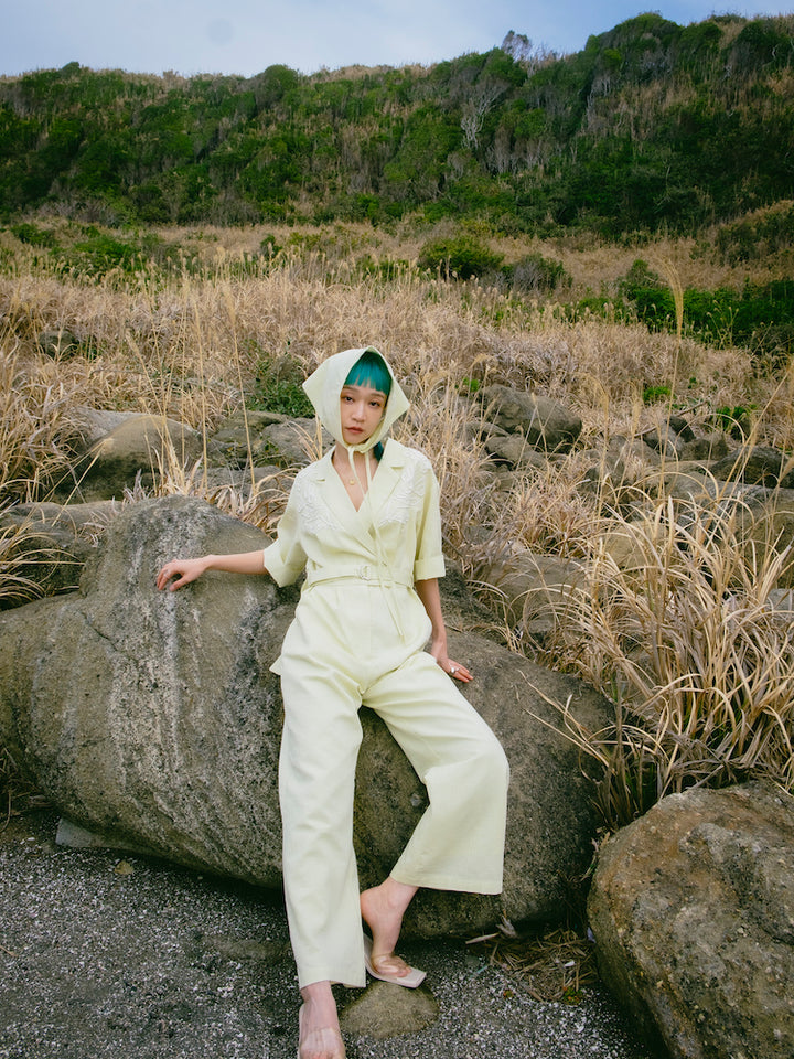 モデル身長：167cm / カラー：LightYellow