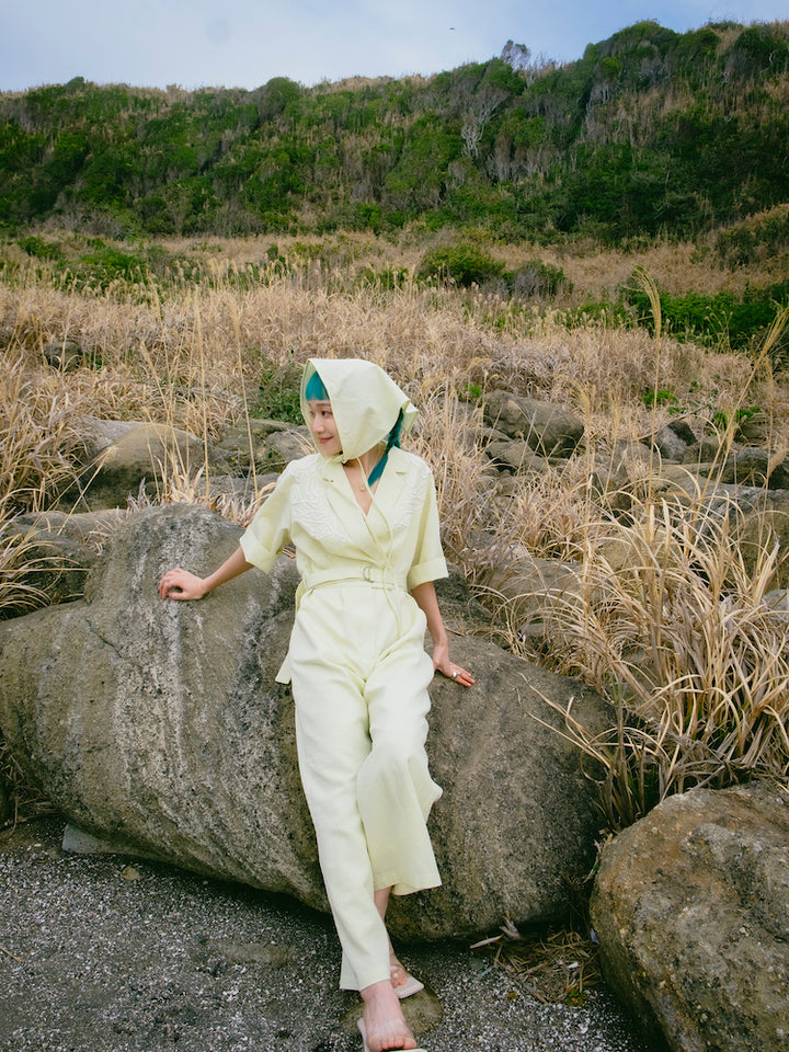 モデル身長：167cm / カラー：LightYellow