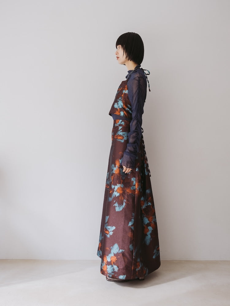 モデル身長：166cm / カラー：Brown / 着用サイズ：Mサイズ