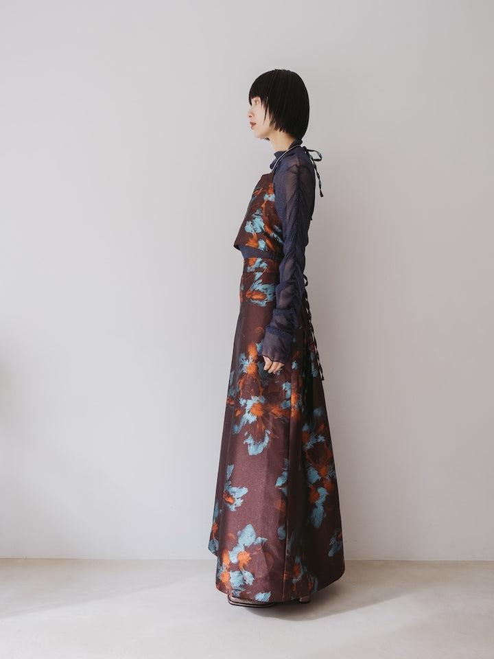 モデル身長：166cm / カラー：Brown / 着用サイズ：Mサイズ