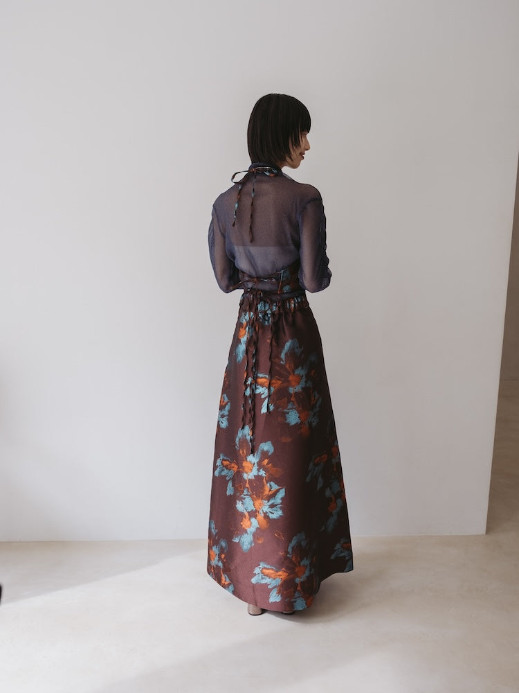 モデル身長：166cm / カラー：Brown / 着用サイズ：Mサイズ