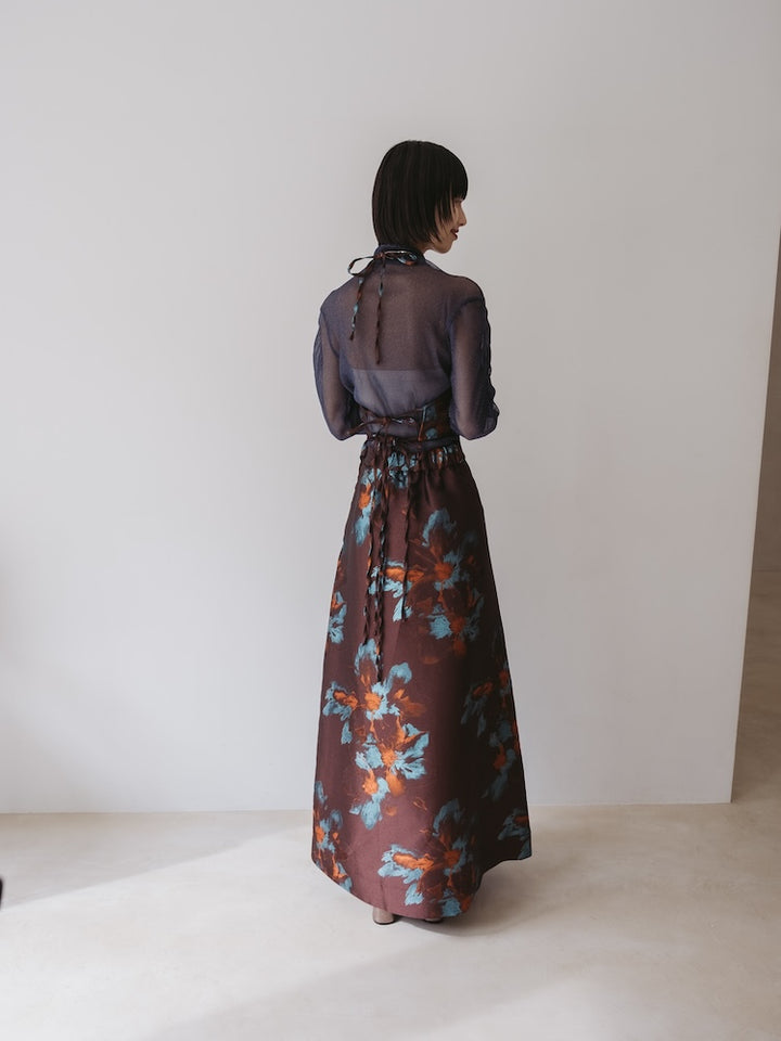 モデル身長：166cm / カラー：Brown / 着用サイズ：Mサイズ