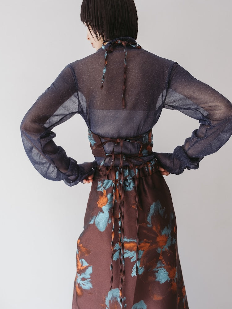 モデル身長：166cm / カラー：Navy