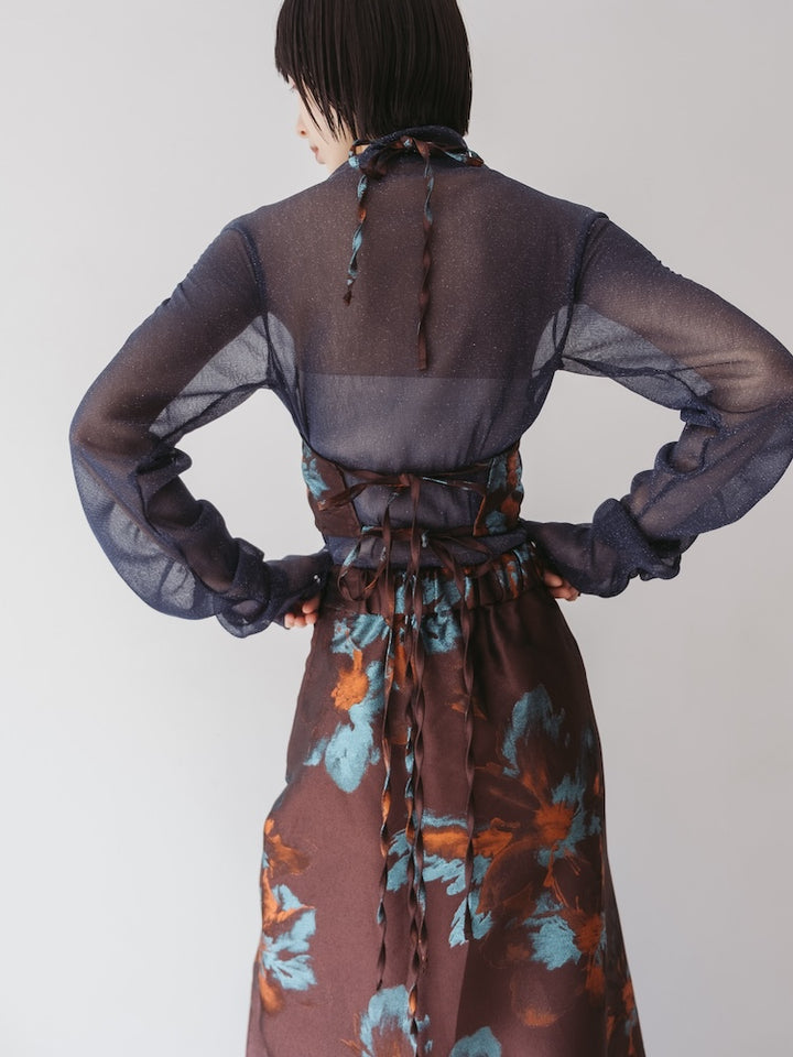 モデル身長：166cm / カラー：Navy