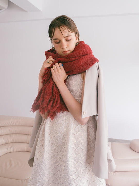 Shaggy Wool Muffler｜ウールロングマフラー – MARTE 