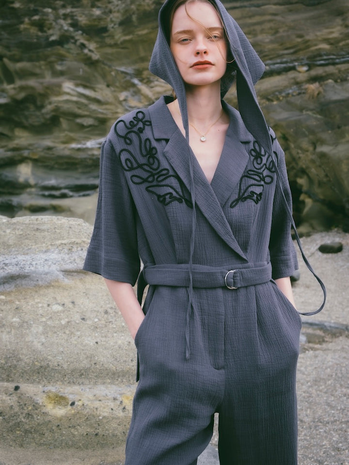 モデル身長：174cm / カラー：GrayBlue