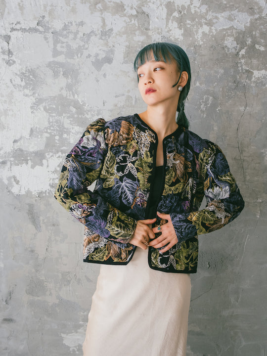 80s Butterfly Quilt Jacket – MARTE