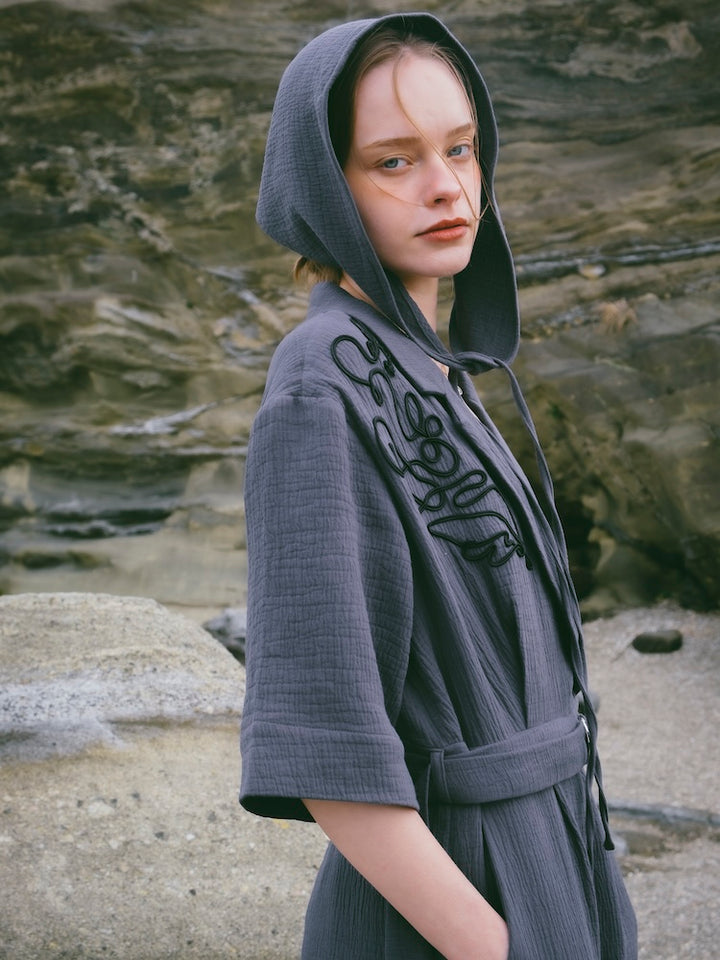 モデル身長：174cm / カラー：GrayBlue