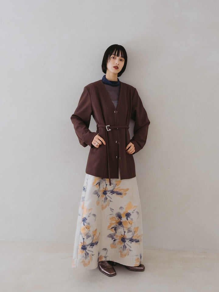 モデル身長：166cm / カラー：Brown