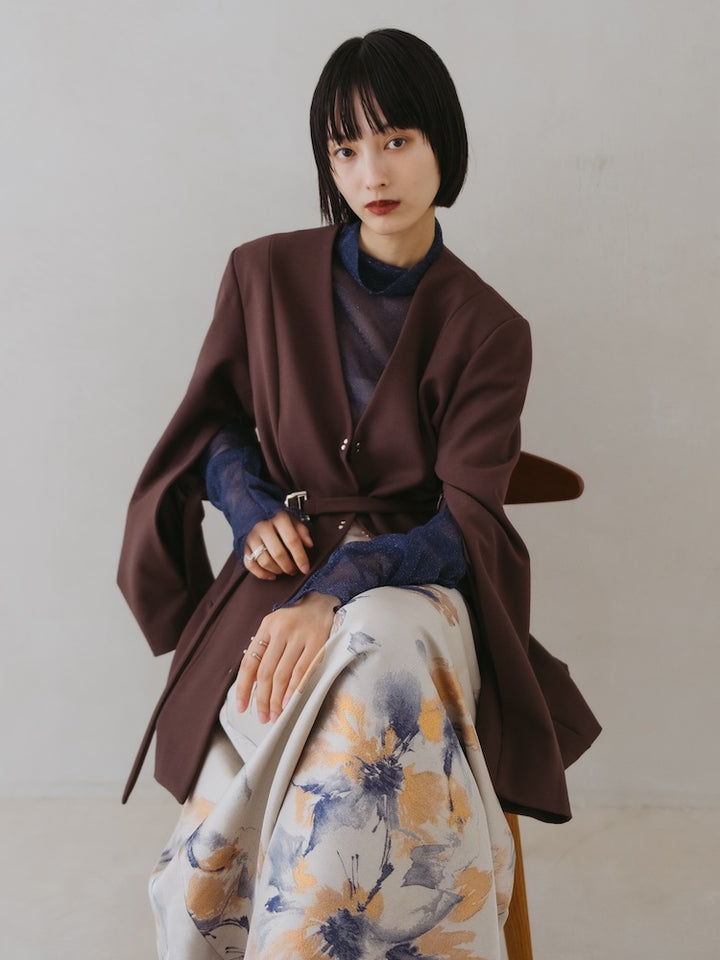 モデル身長：166cm / カラー：Navy