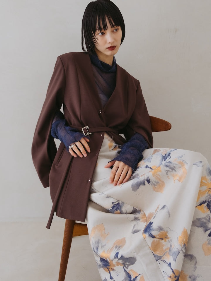 モデル身長：166cm / カラー：Brown