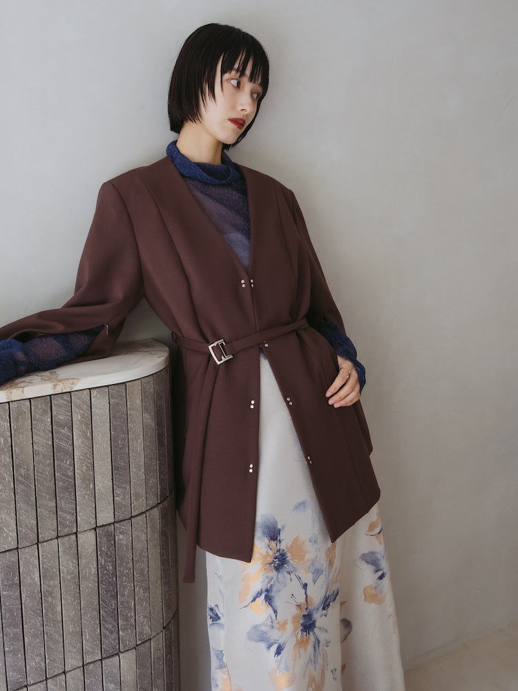 2way Slit Sleeve Belted Jacket｜2ウェイジャケット – MARTE
