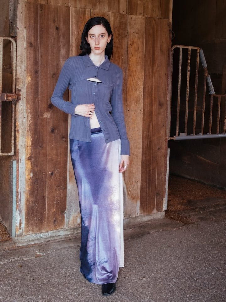 モデル身長：175cm / カラー：01 Veiled Forest / 着用サイズ：Mサイズ