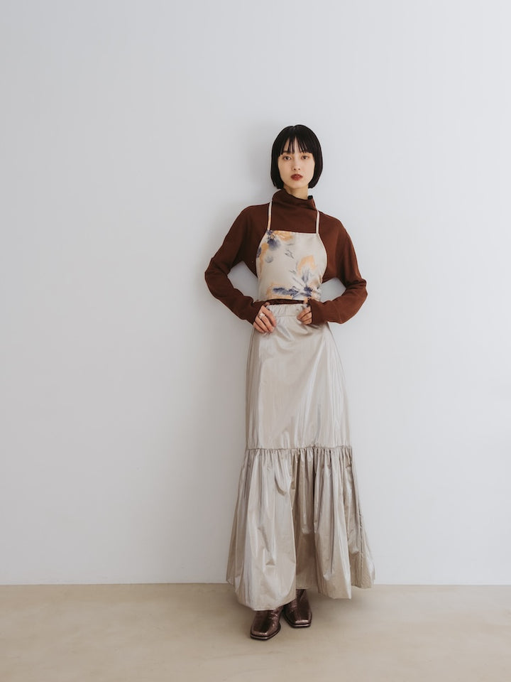 モデル身長：166cm / カラー：Black×Brown