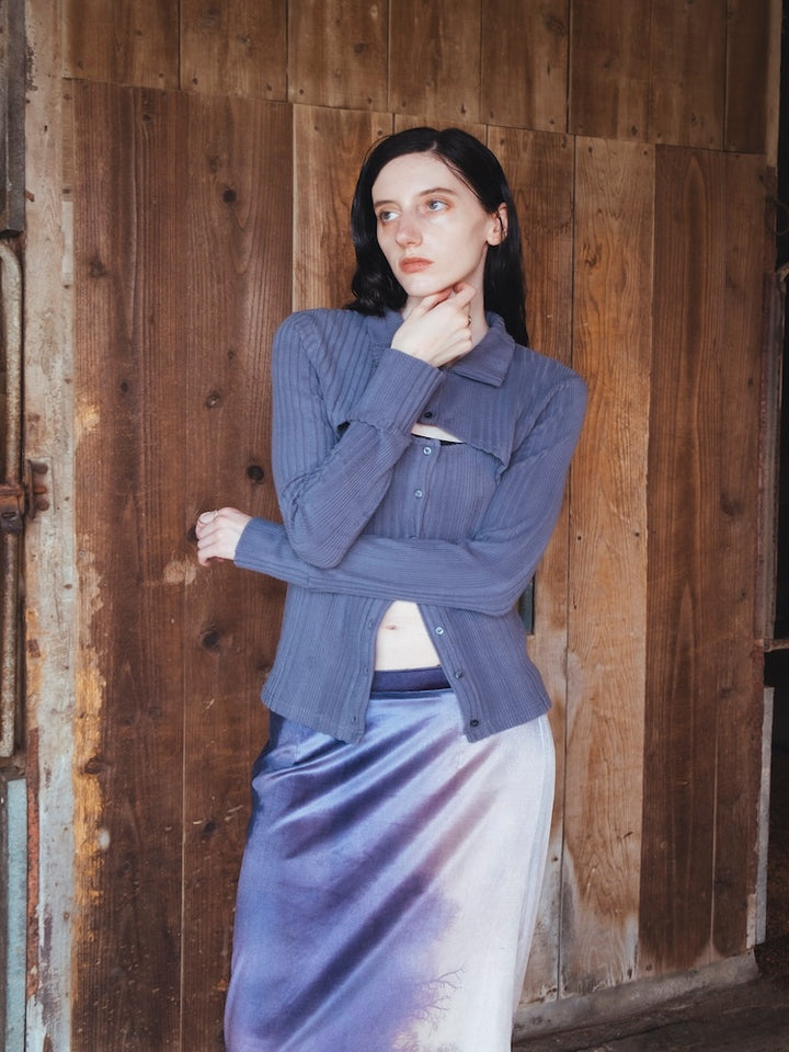 モデル身長：175cm / カラー：BlueGray