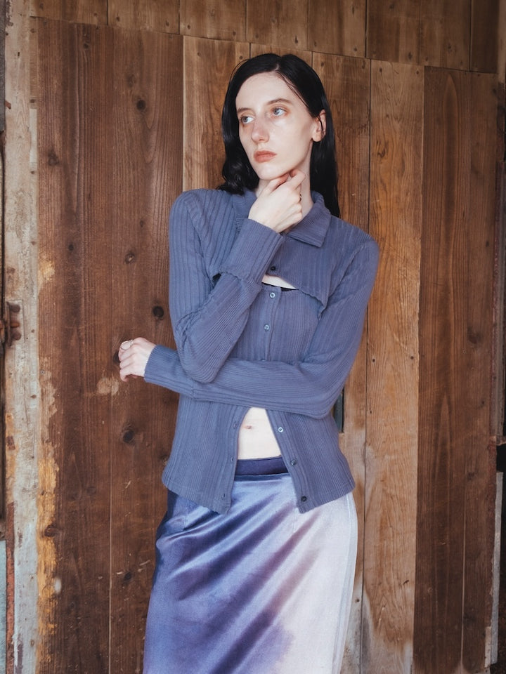 モデル身長：175cm / カラー：BlueGray