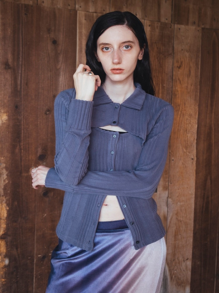 モデル身長：175cm / カラー：BlueGray