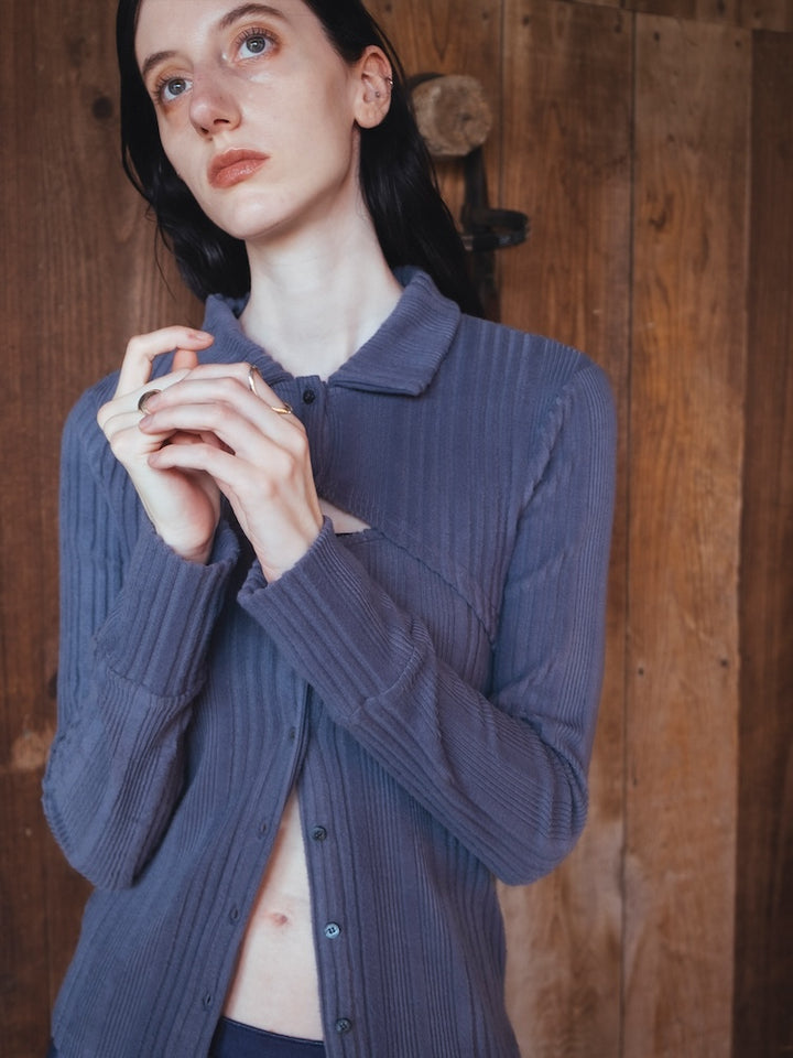 モデル身長：175cm / カラー：BlueGray