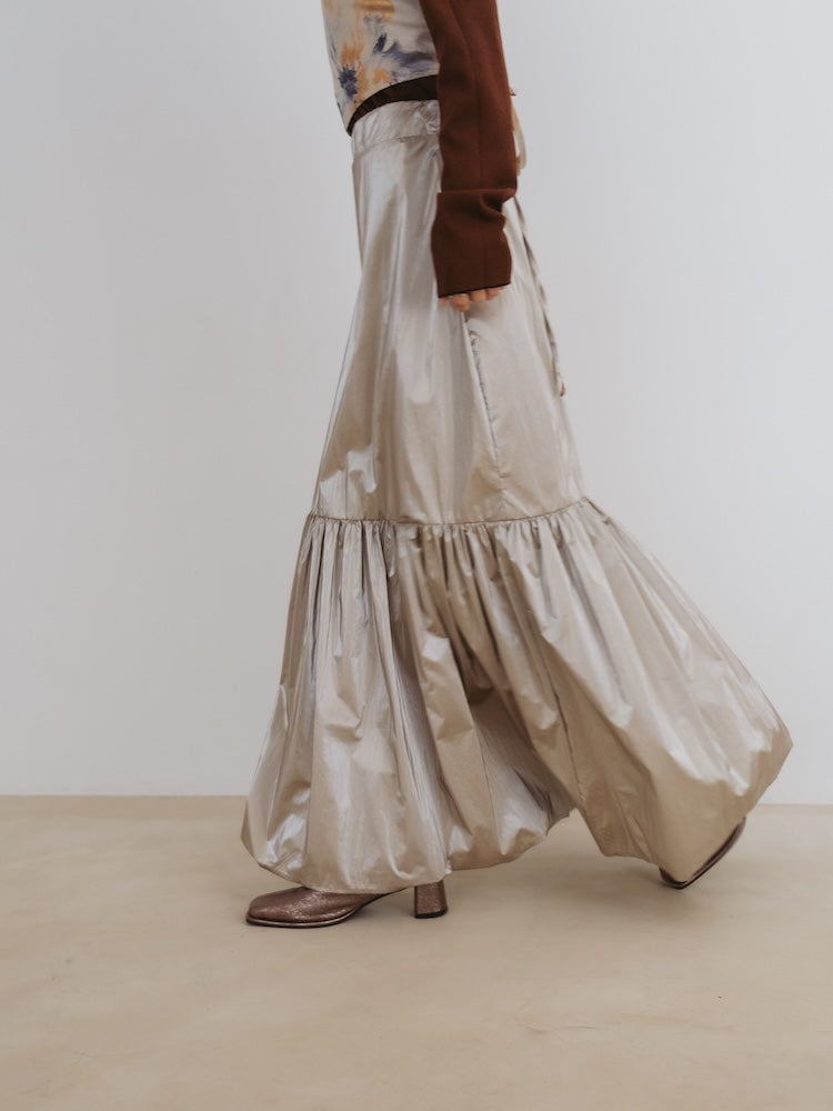 Metallic Tiered Skirt｜メタリックスカート – MARTE