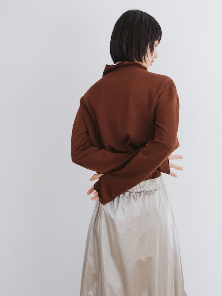 モデル身長：166cm / カラー：Black×Brown