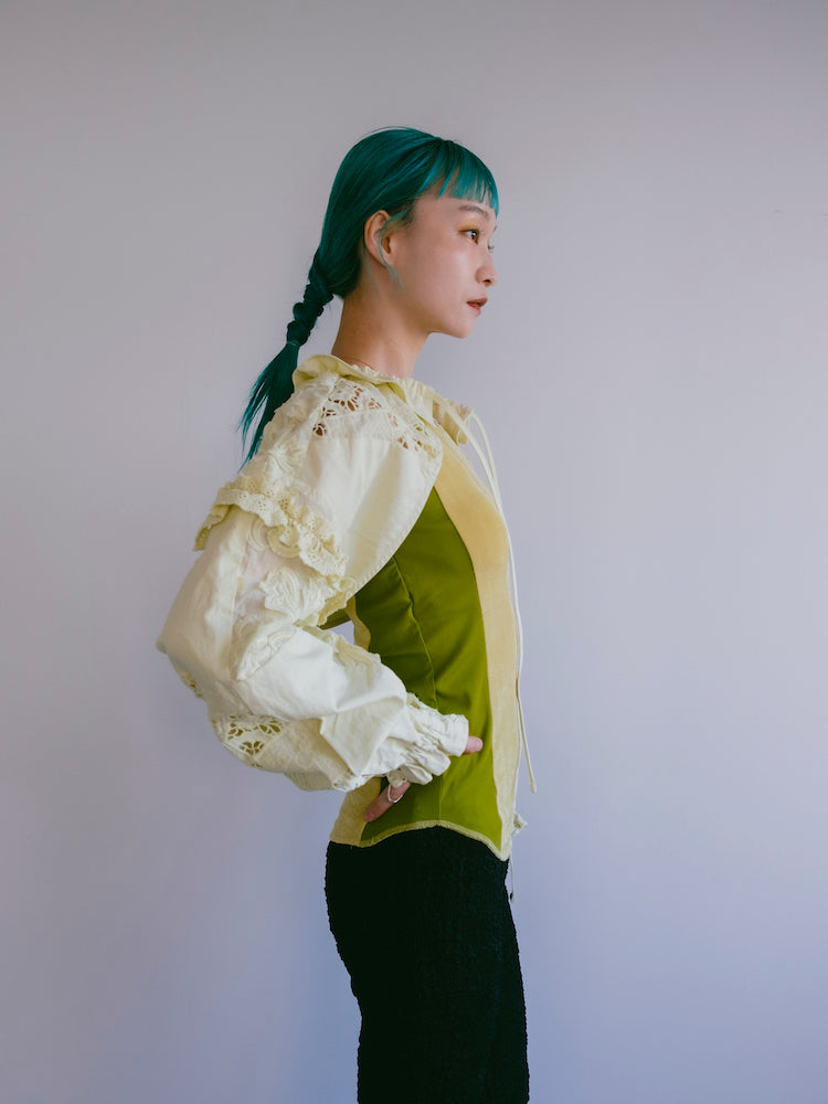モデル身長：167cm / カラー：LightYellow