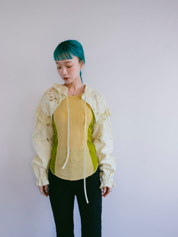 モデル身長：167cm / カラー：LightYellow