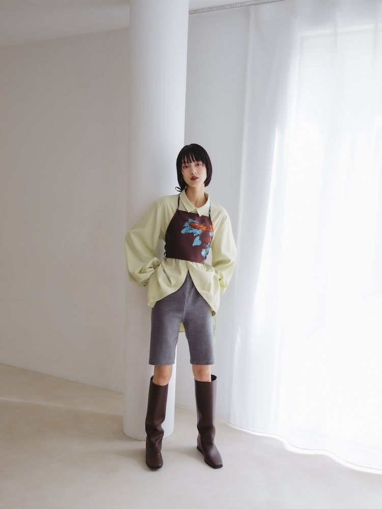 モデル身長：166cm / カラー：Brown