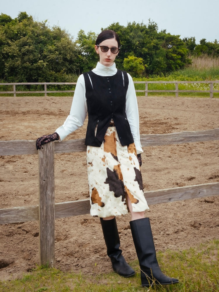 モデル身長：175cm / カラー：White / 着用サイズ：Mサイズ