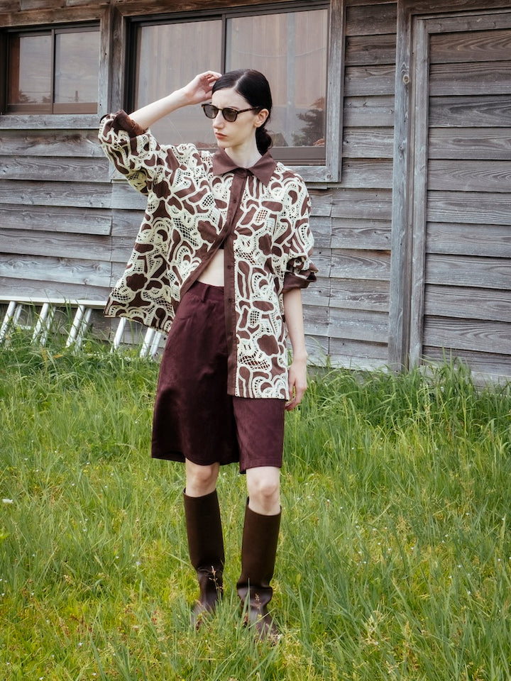 モデル身長：175cm / カラー：Bordeaux
