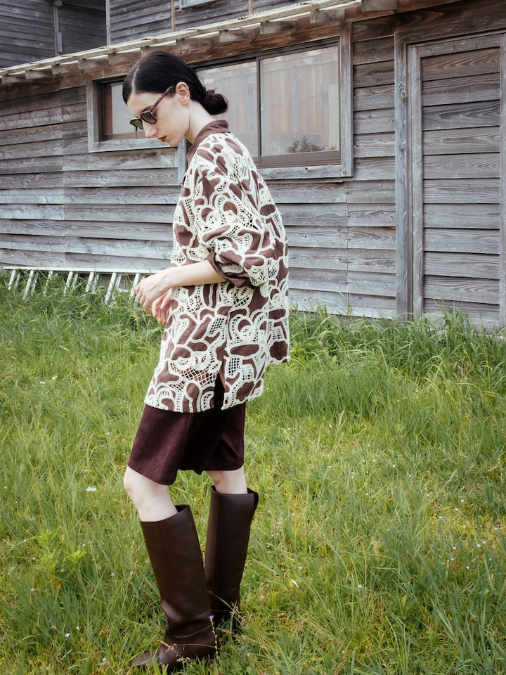 モデル身長：175cm / カラー：Brown