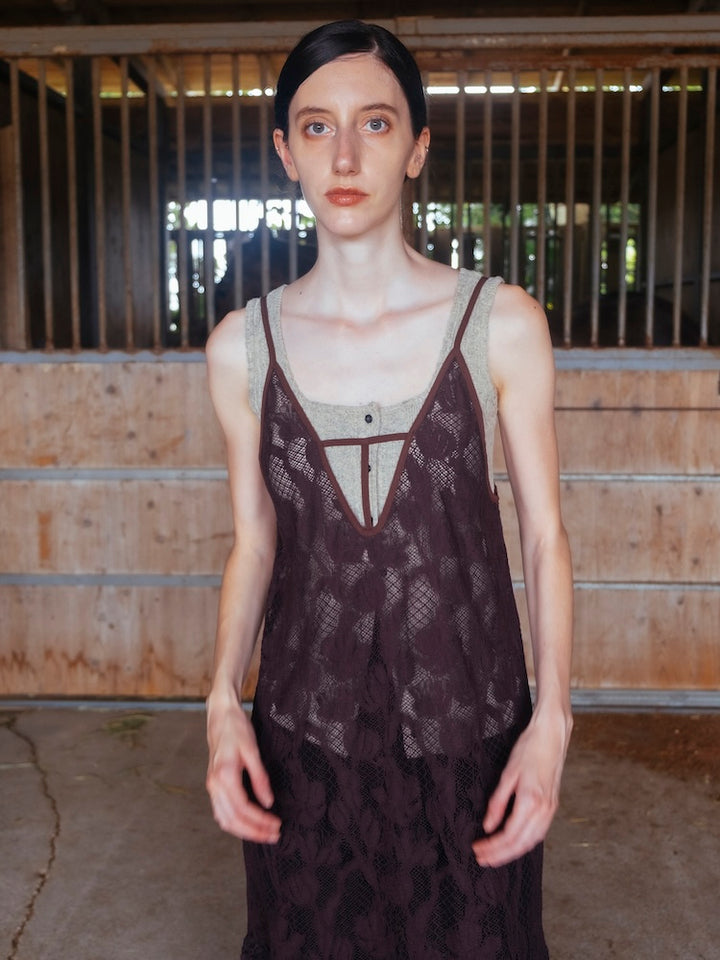 モデル身長：175cm / カラー：Brown