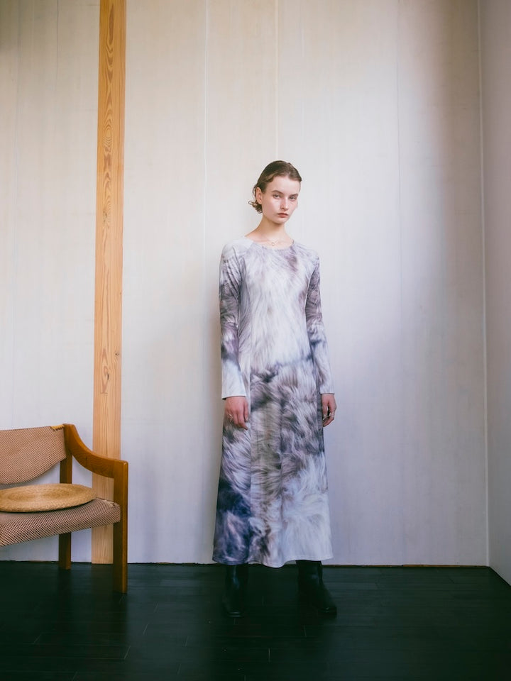 【10月24日(土) 12:00発売開始】Rib Landscape Art Dress
