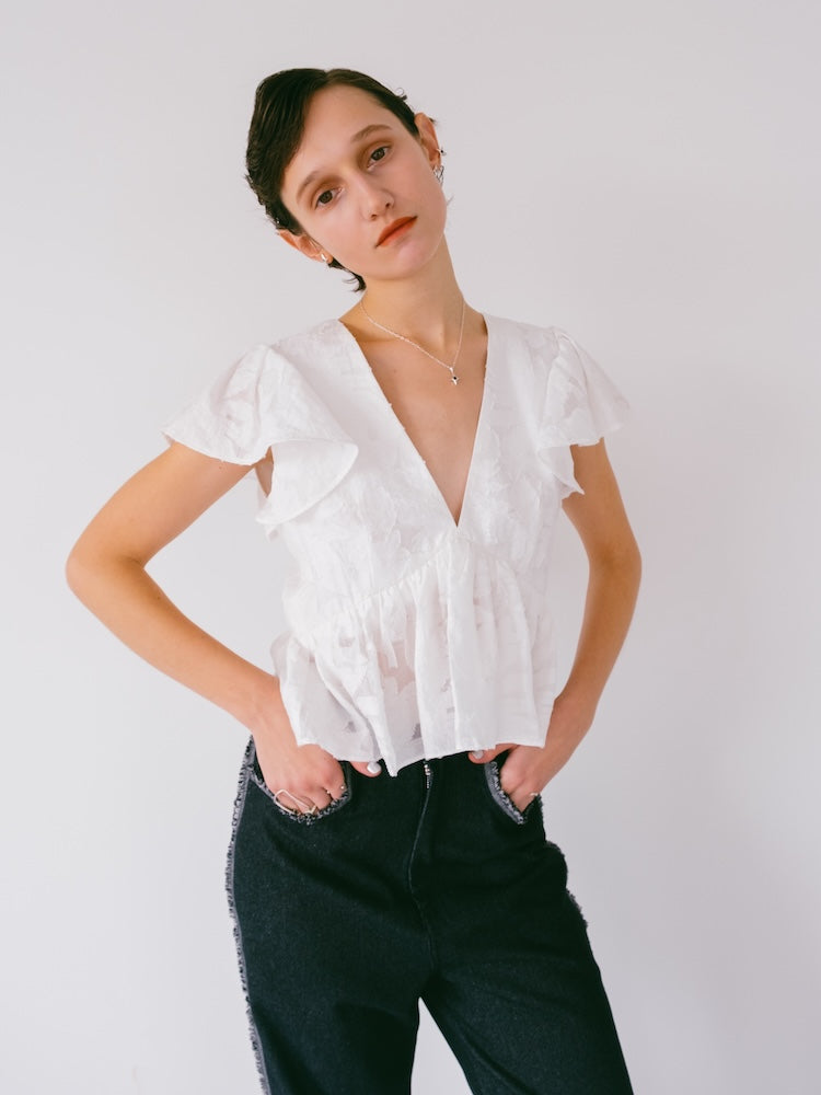 2way Sheer Jacquard Dress｜普段も着られるオケージョン