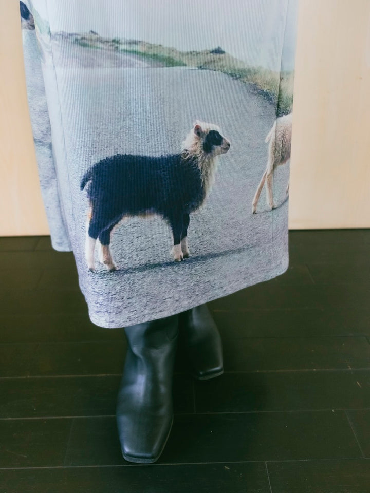 【10月24日(土) 12:00発売開始】Rib Landscape Art Dress