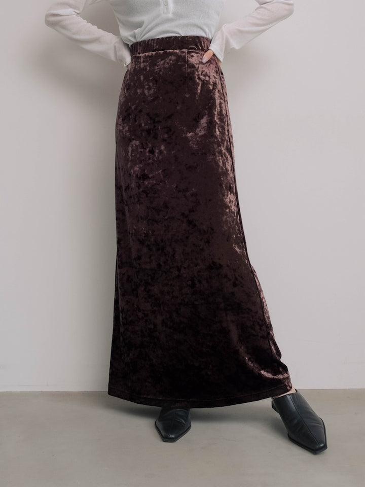モデル身長：156cm / カラー：Brown / 着用サイズ：Sサイズ