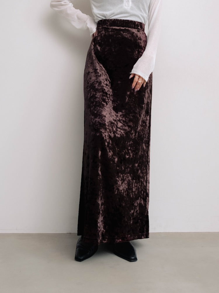 モデル身長：156cm / カラー：Brown / 着用サイズ：Sサイズ