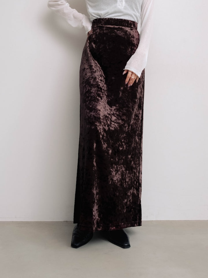 モデル身長：156cm / カラー：Brown / 着用サイズ：Sサイズ