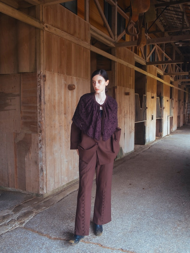 モデル身長：175cm / カラー：Brown