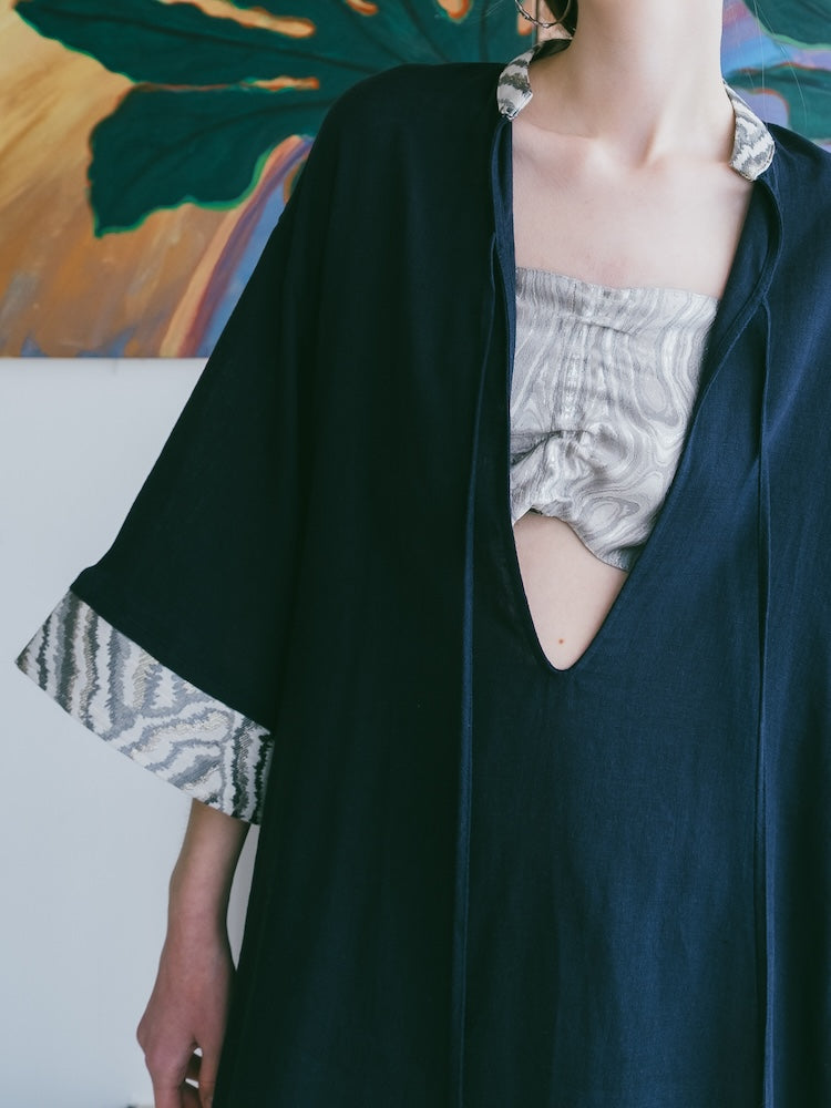 モデル身長：173cm / カラー：Navy